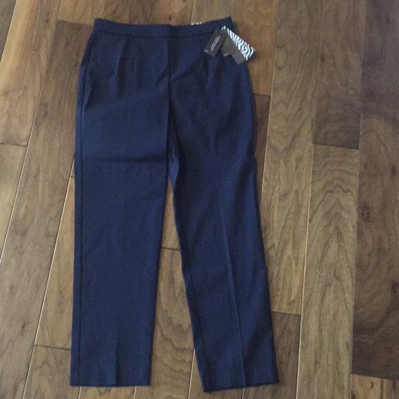 dana buchman straight mid rise pants